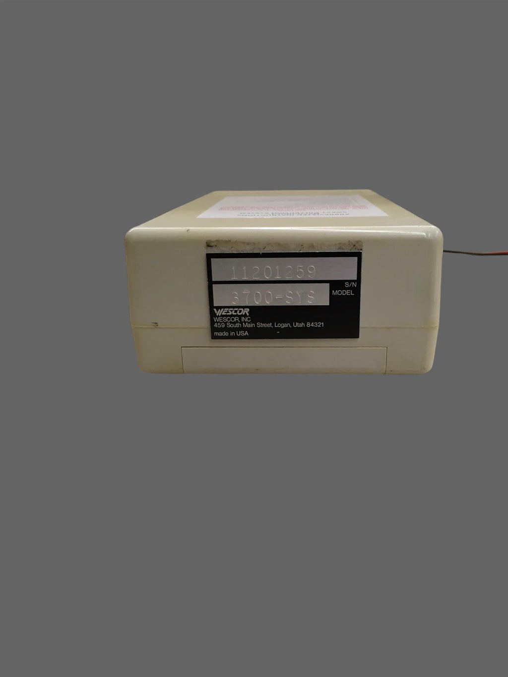Wescor 3700 Webster Sweat Inducer 3700-SYS w/ Electrodes