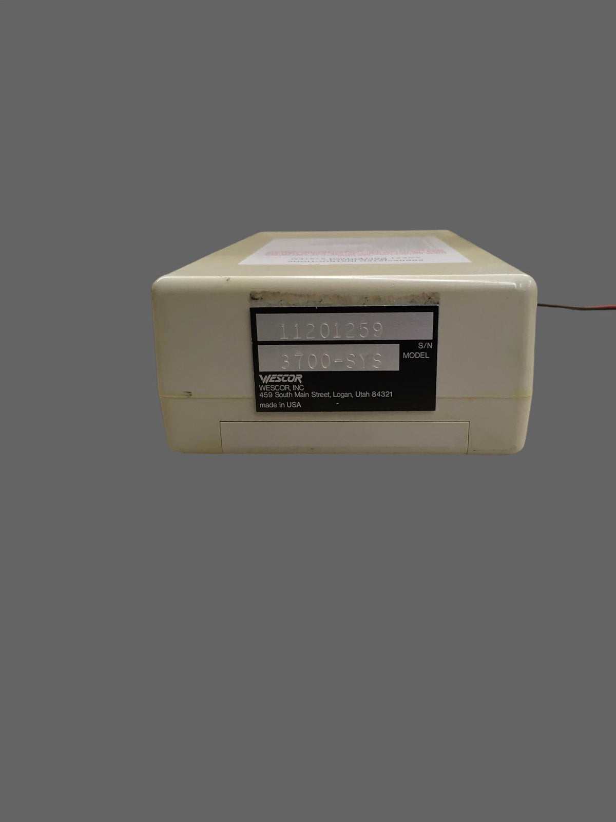 Wescor 3700 Webster Sweat Inducer 3700-SYS w/ Electrodes