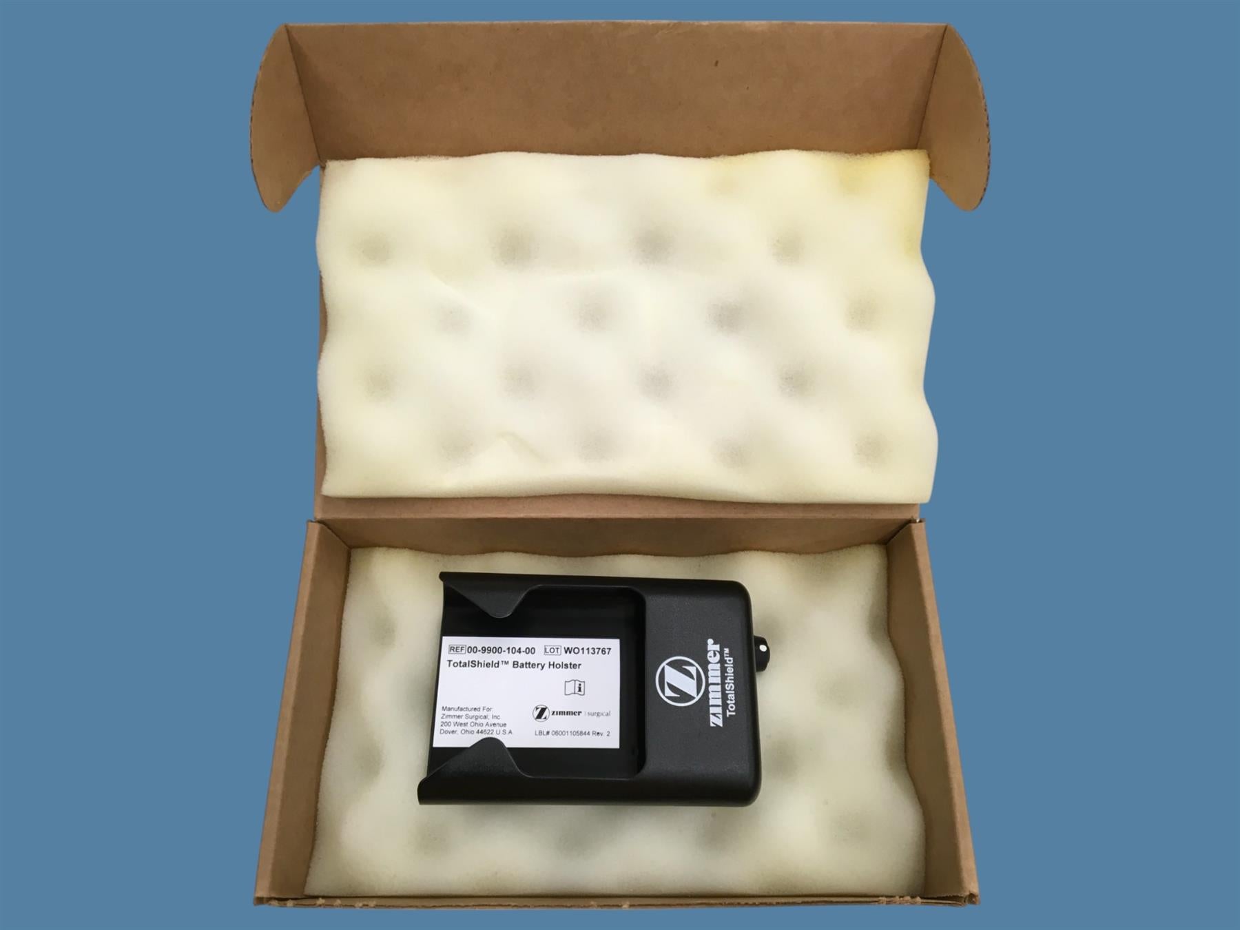 Zimmer TotalShield Battery Holster, REF 00-9900-104-00