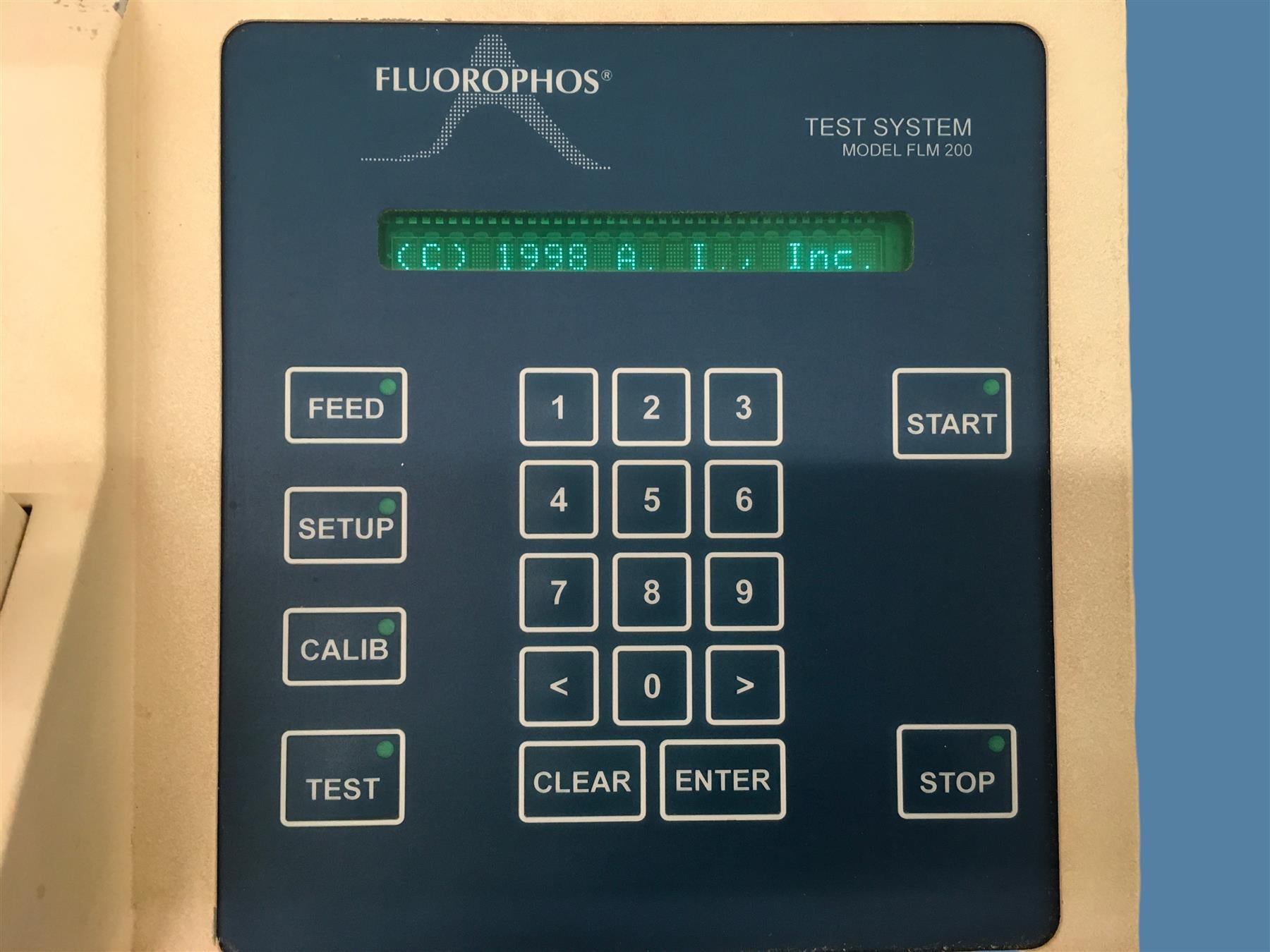 Advanced Instruments FLM-200 Fluorophos Test System v2.2