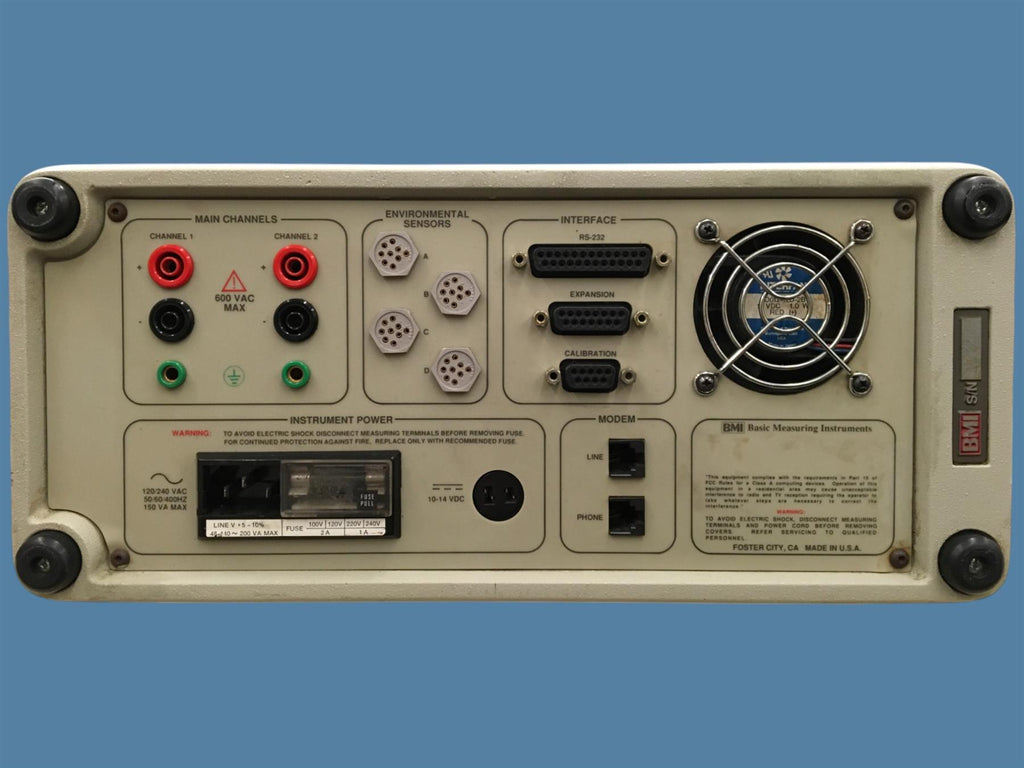 BMI 2400 PowerScope Precision Powerline Disturbance Analyzer / Recorder (READ)
