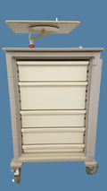 Milcare Emergency Cart w/ Tray + 5 Drawers