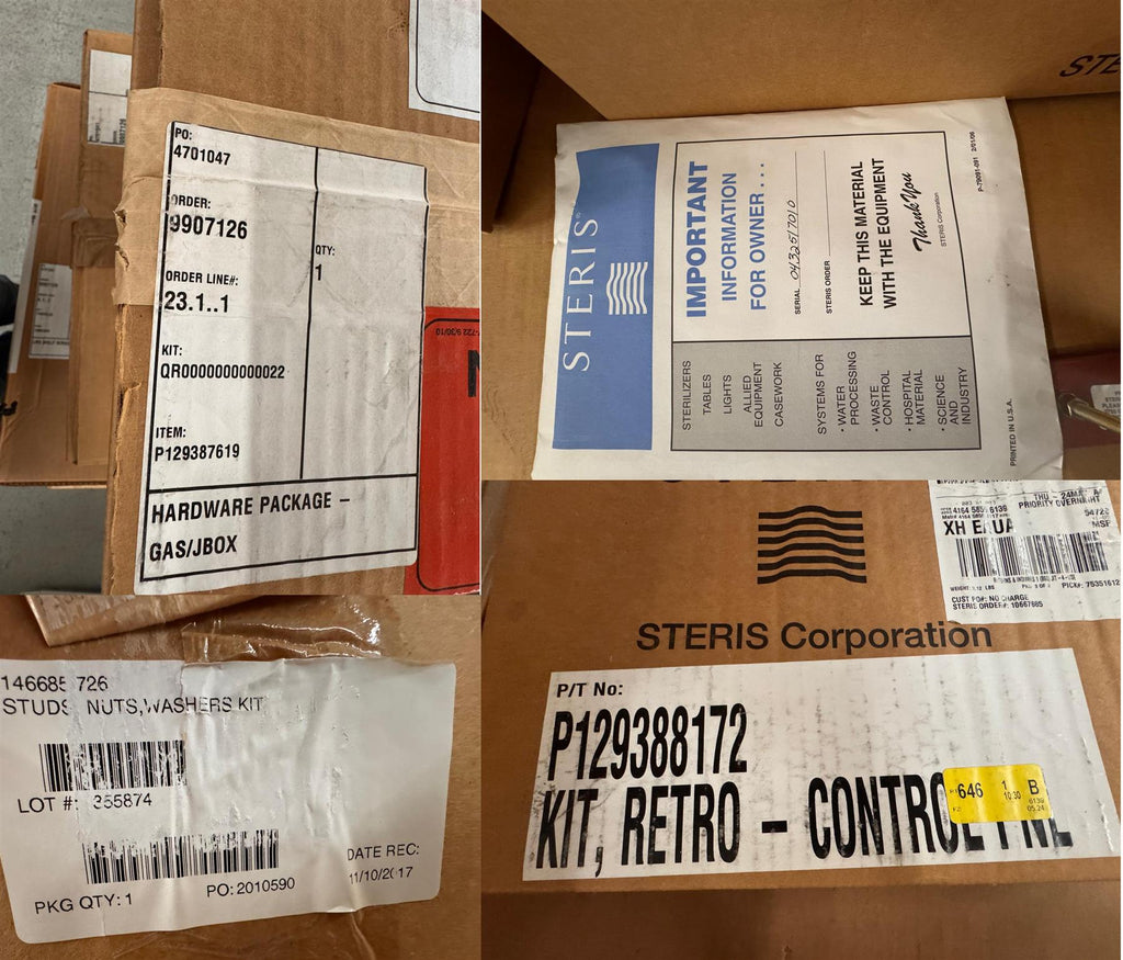 Steris HarmonyAir G-Series G5 Dual lighthead Surgical Lighting Sys W Equip Boom