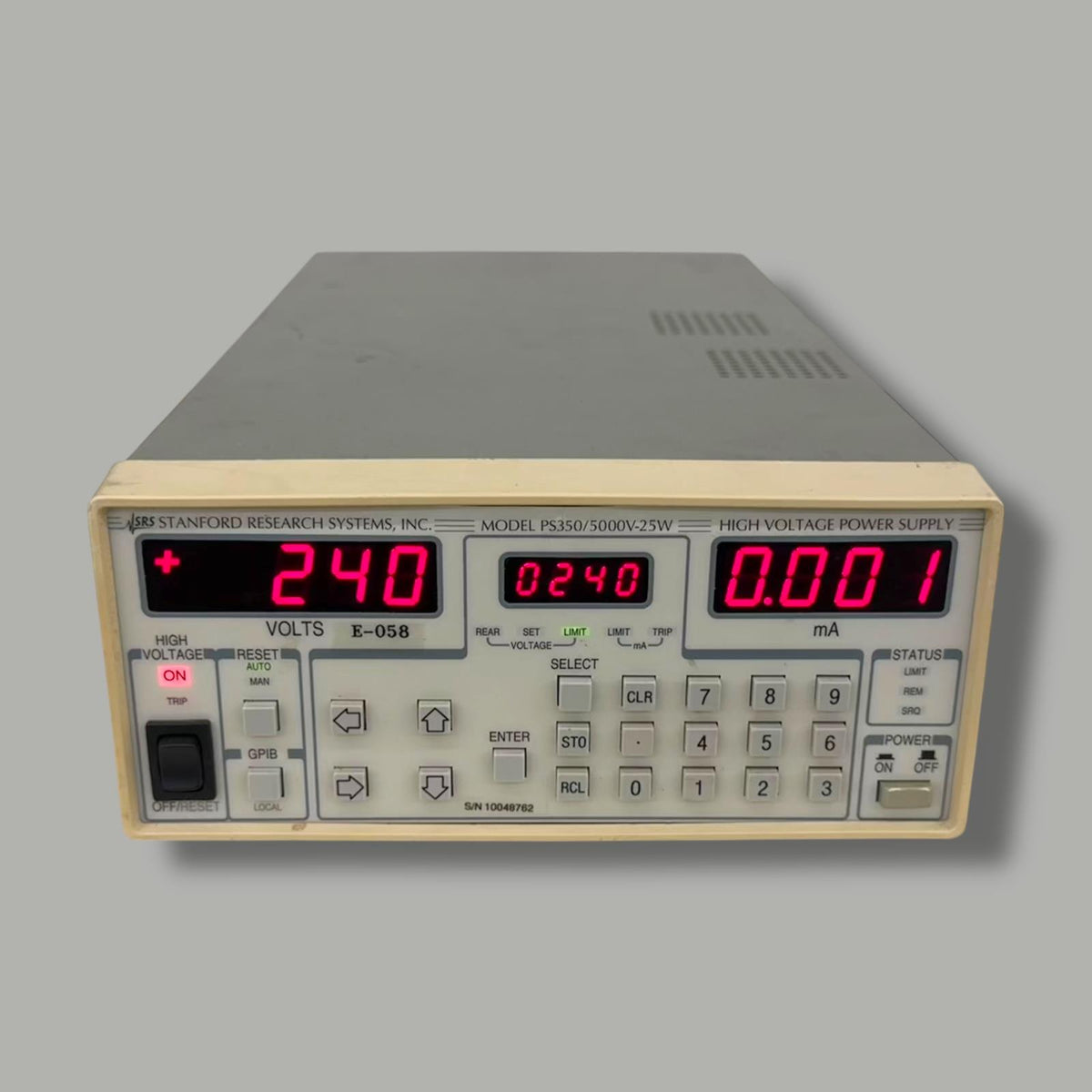 Stanford Research Systems PS350/5000V-25W High Voltage Power Supply