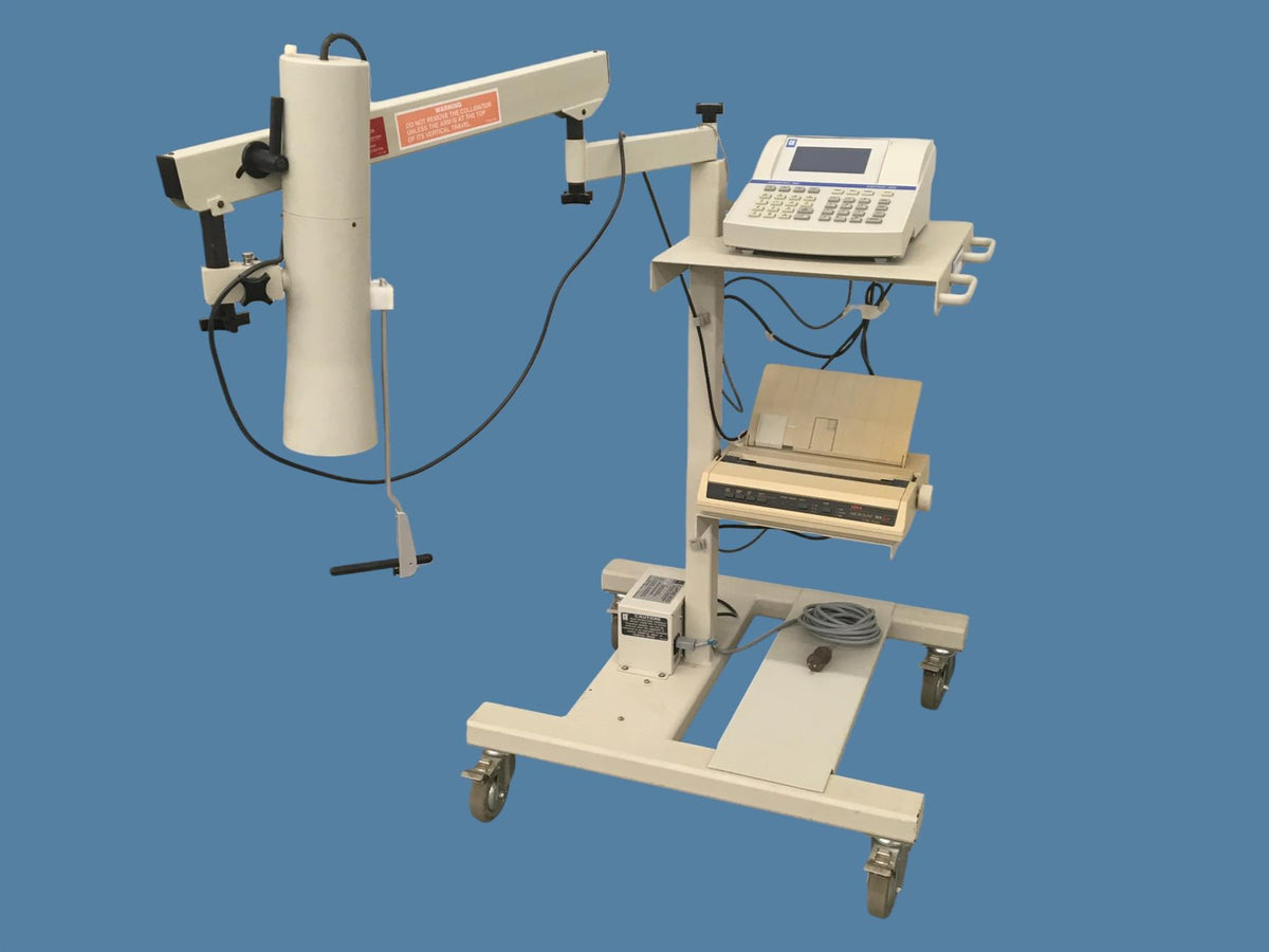 Capintec Captus 600 Thyroid Uptake System Rev. 1.09 w/ Cart, Collimator, Printer