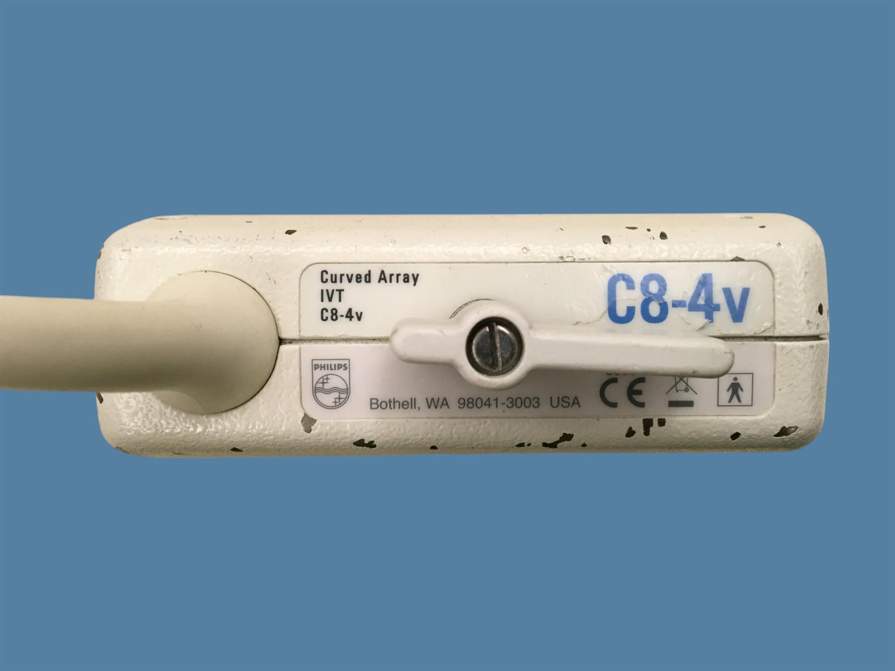 Philips Curved Array IVT C8-4v Ultrasound Transducer Probe