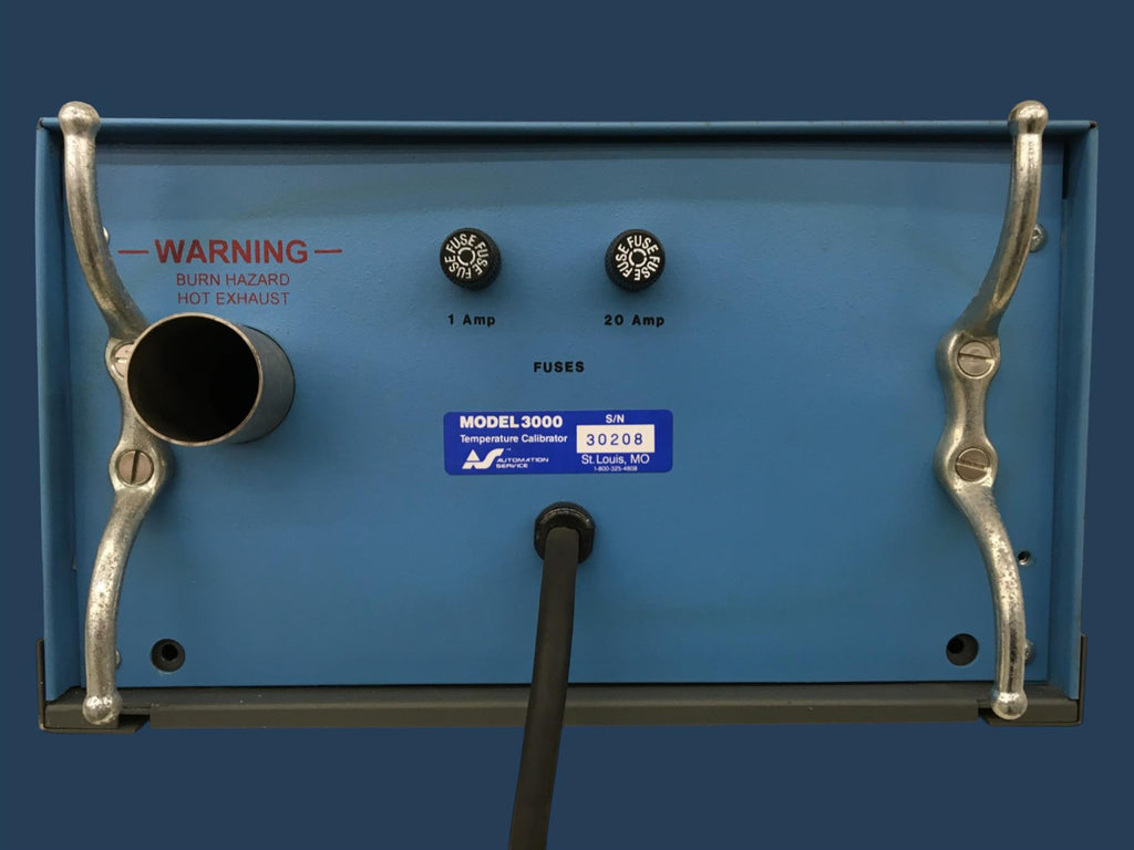 Automation Service Model 3000 Temperature Calibrator w/ Type-K TC Probe (READ)