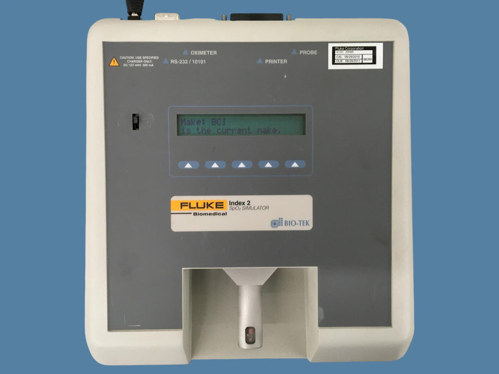 Fluke Biomedical Index 2 SpO2 Simulator INDEX-2XLFE [No Adapter]