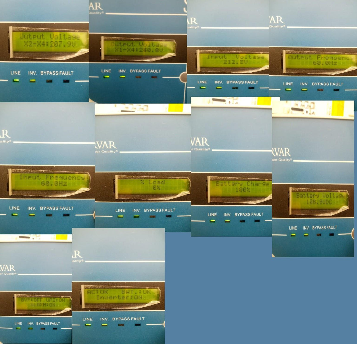 Powervar ABCDEF3000-22 Uninterruptible Power Supply Unit 22030-60R