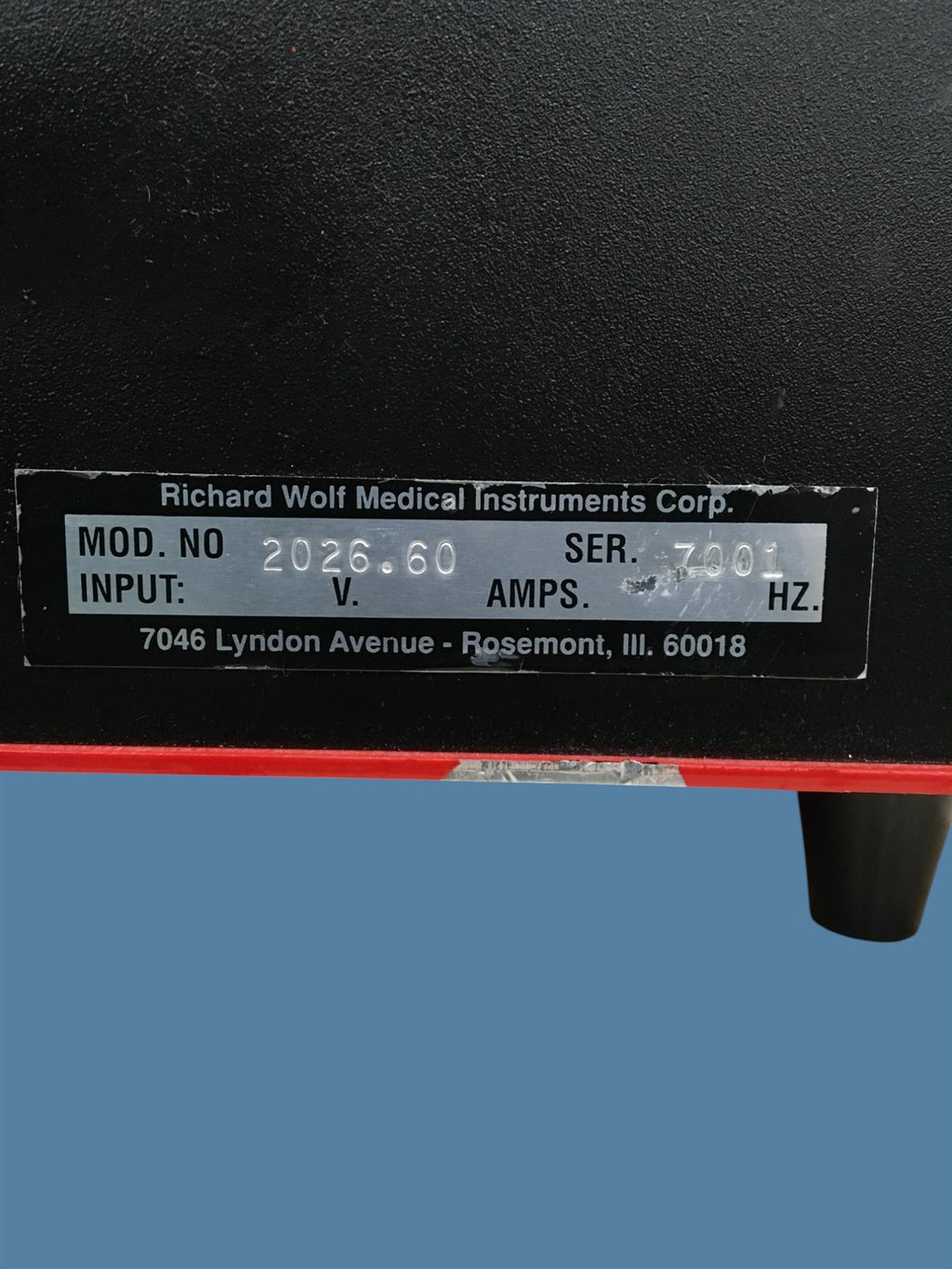 Richard Wolf Model 2026.60 CO2 Insufflator