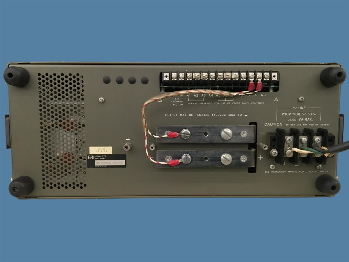 Hewlett-Packard 6261B DC Power Supply, 0-20V, 0-50A