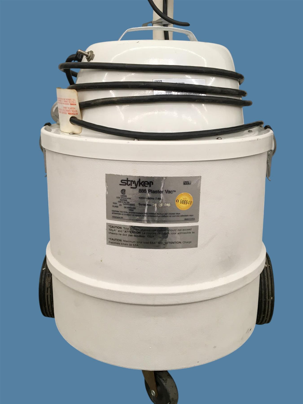 Stryker 886 Plaster Vacuum w/ Stryker 840 Cast Cutter & #83 Cast Spreader