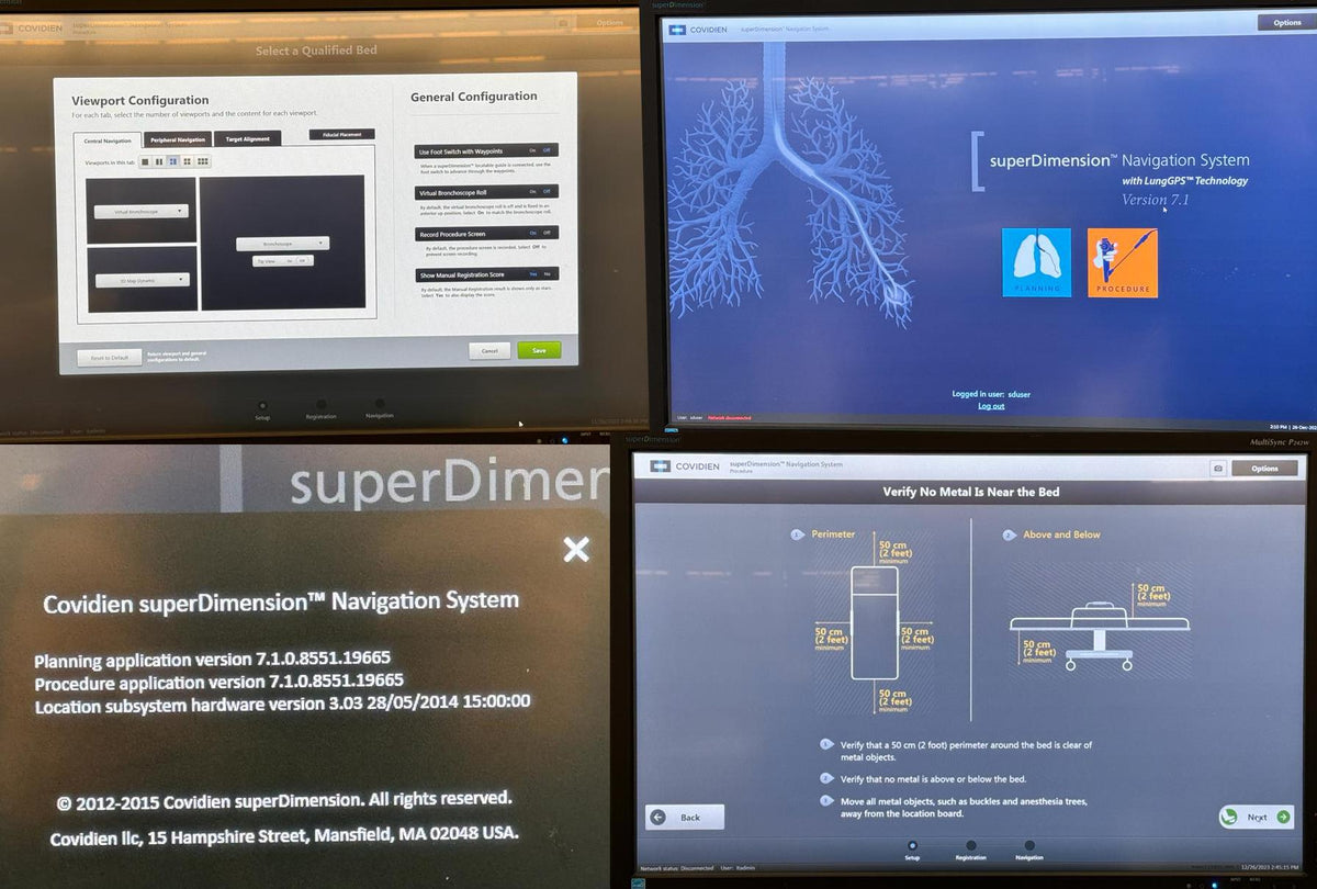 Medtronic COVIDIEN superDimension Navigation System AAS00161-20 DOM 2015
