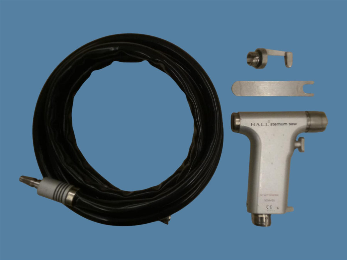 Hall 5059-05 Ortho-Surgical Sternum Saw w/ Hose, Sternum Guard & Saw Wrench
