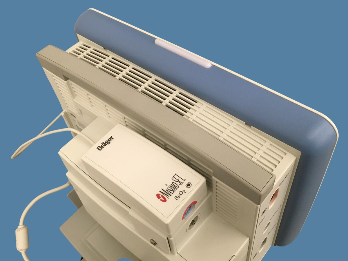 Dräger Infinity Delta MS18597-48 (2014) | Masimo SET | Stand | Dock | READ DESC