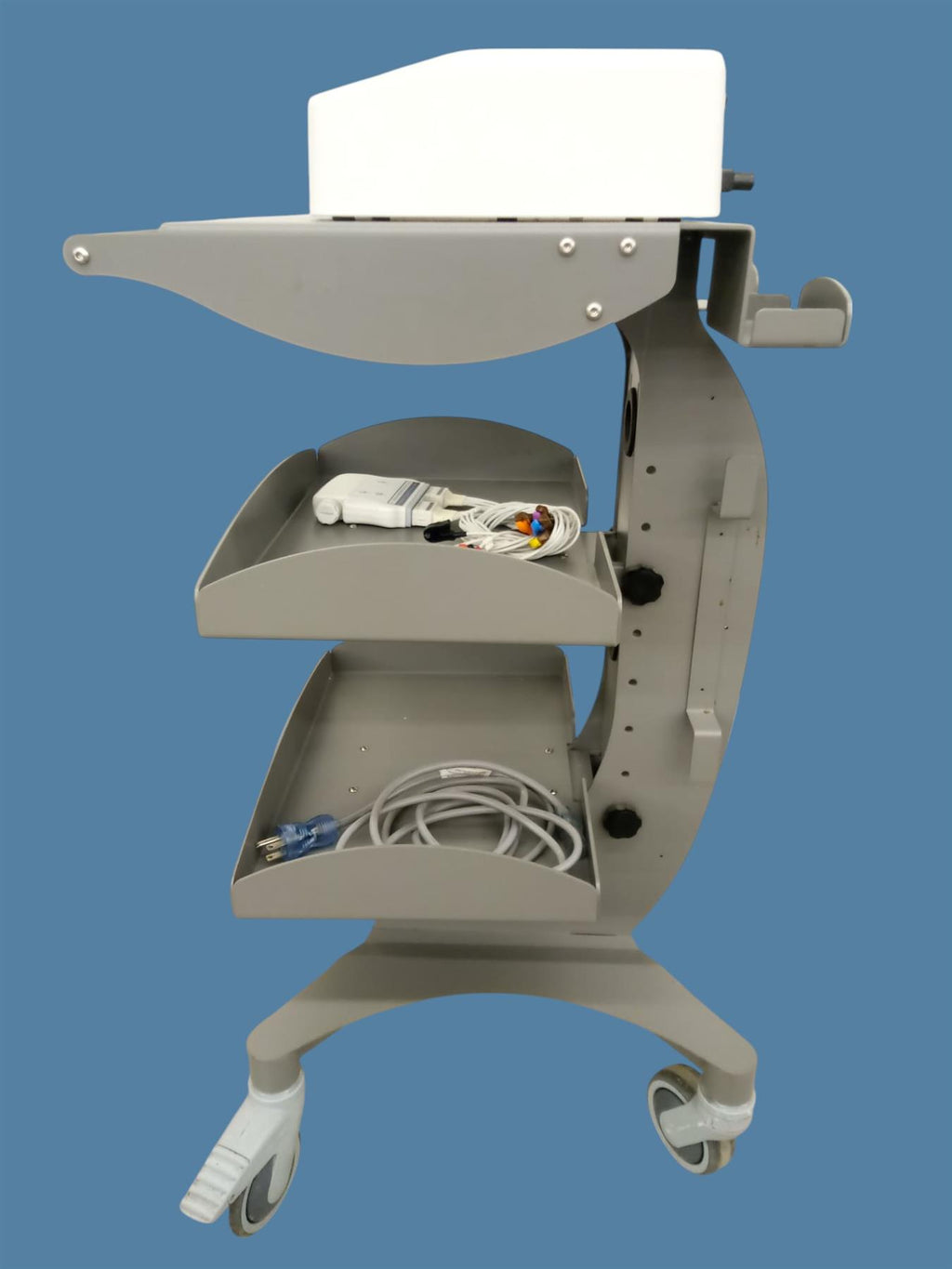 Mortara ELI 150c Interpretive ECG/EKG w/ Wireless Acquisition Module/Leads/Cart