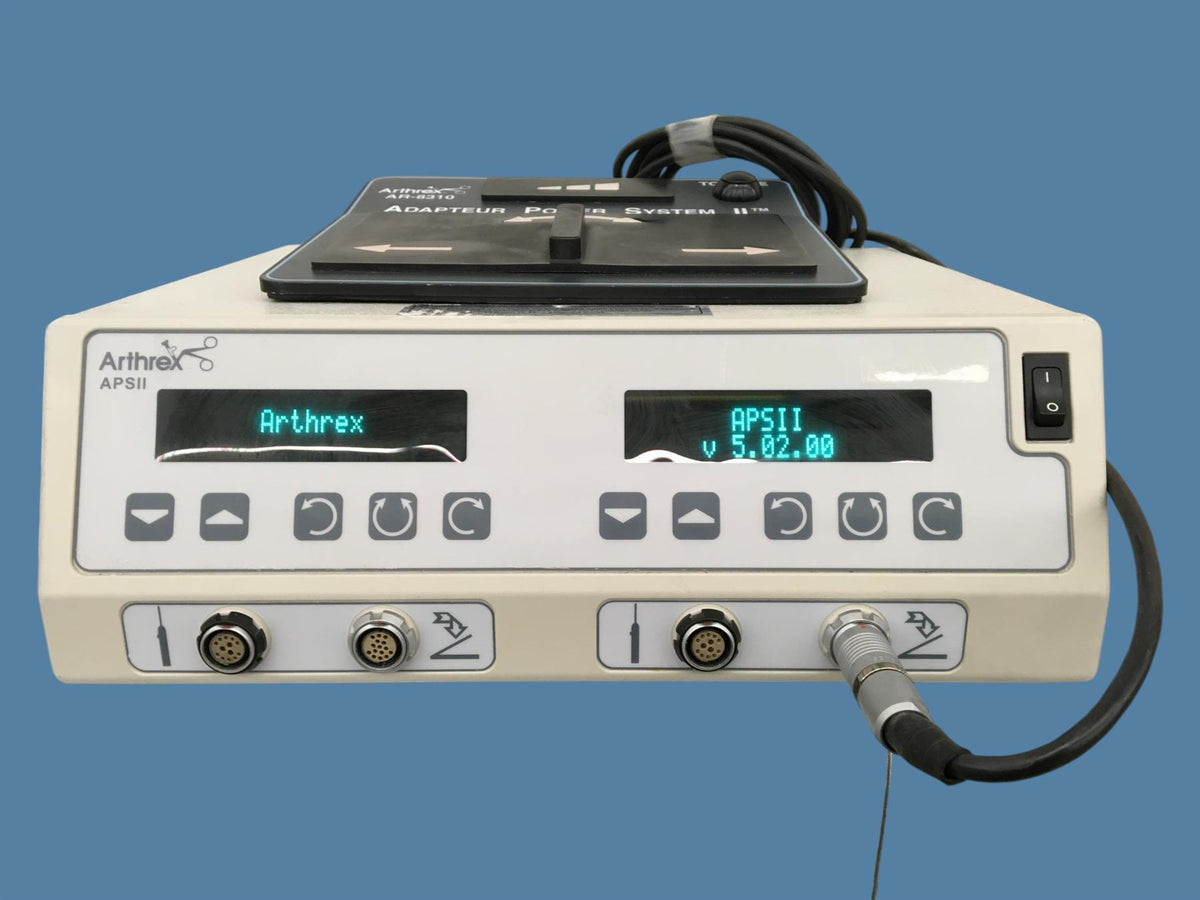 Arthrex APS II AR-8300 Shaver Console with Arthrex AR-8310 Footswitch