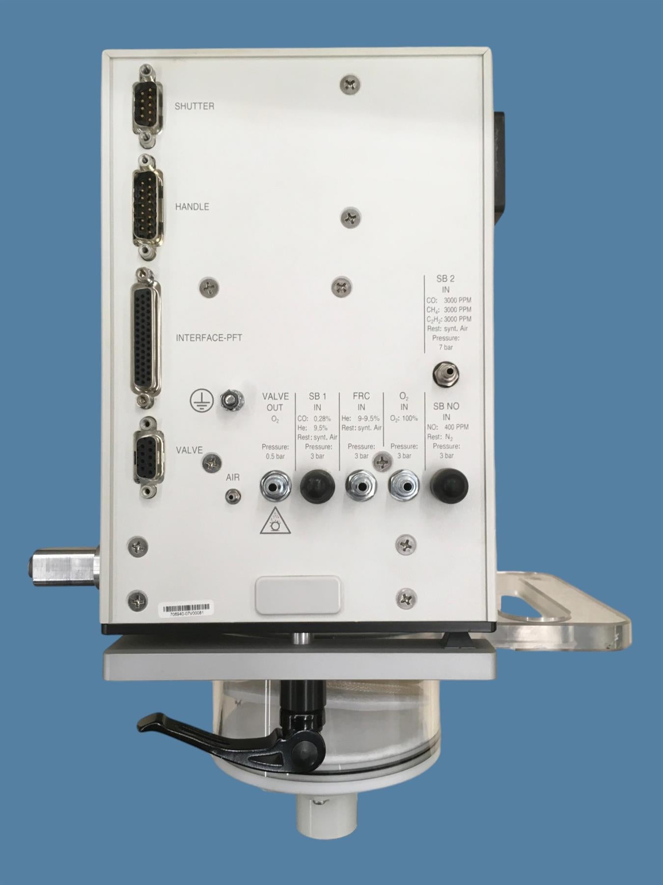 Jaeger MS-PFT Pulmonary Function Testing Analyzer Unit 706940-07V00081