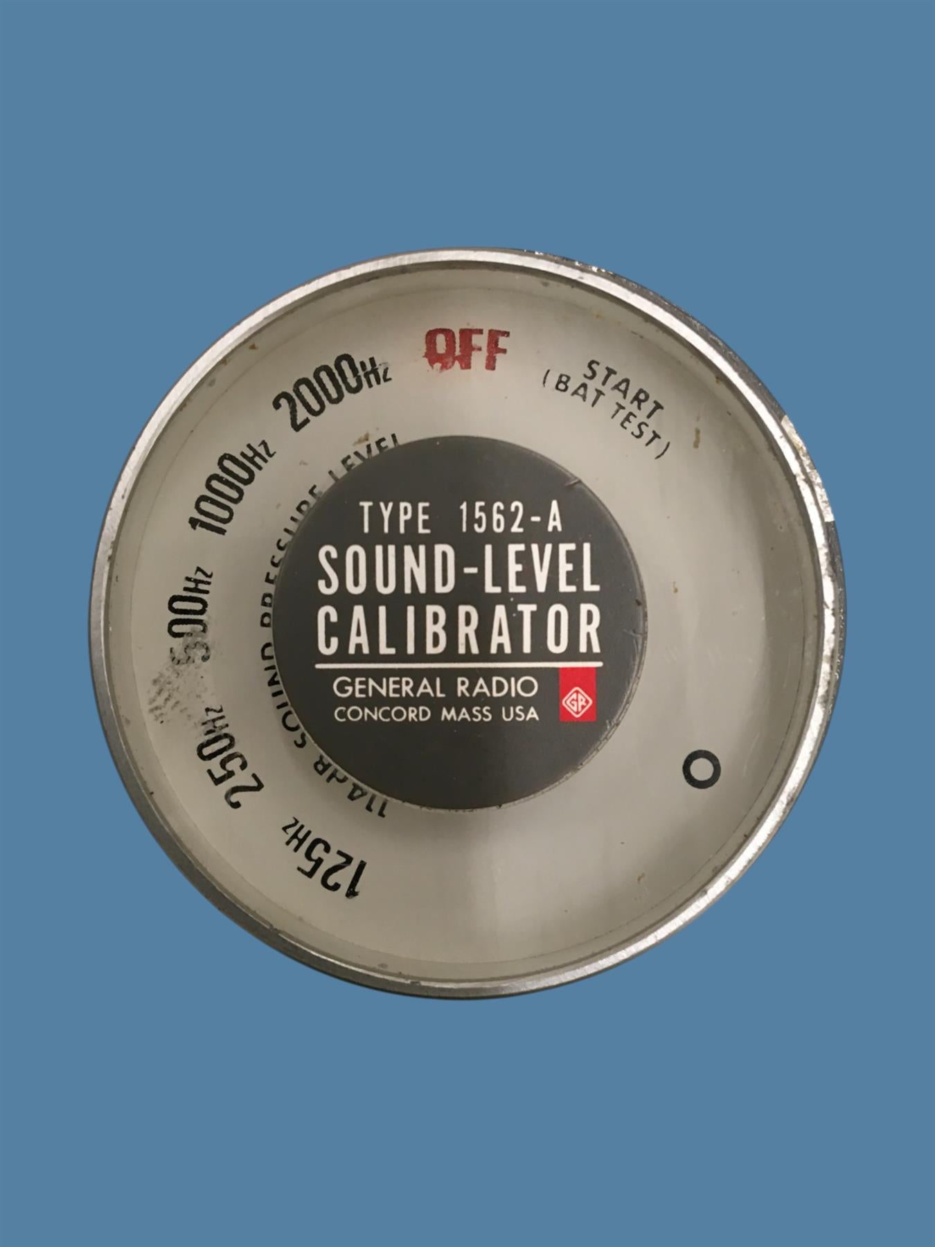 General Radio Co. 1562-A Permissible Sound Level Calibrator (114dB, 125-2000Hz)
