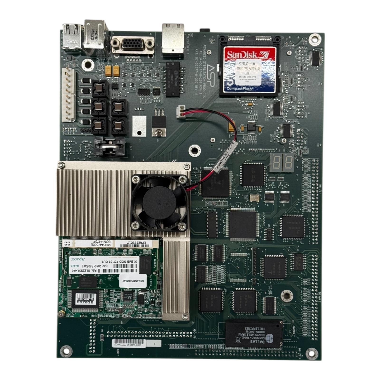 ASP Sterrad NX Universal Control Board 34-53577-0-201 Rev B w/ IDE