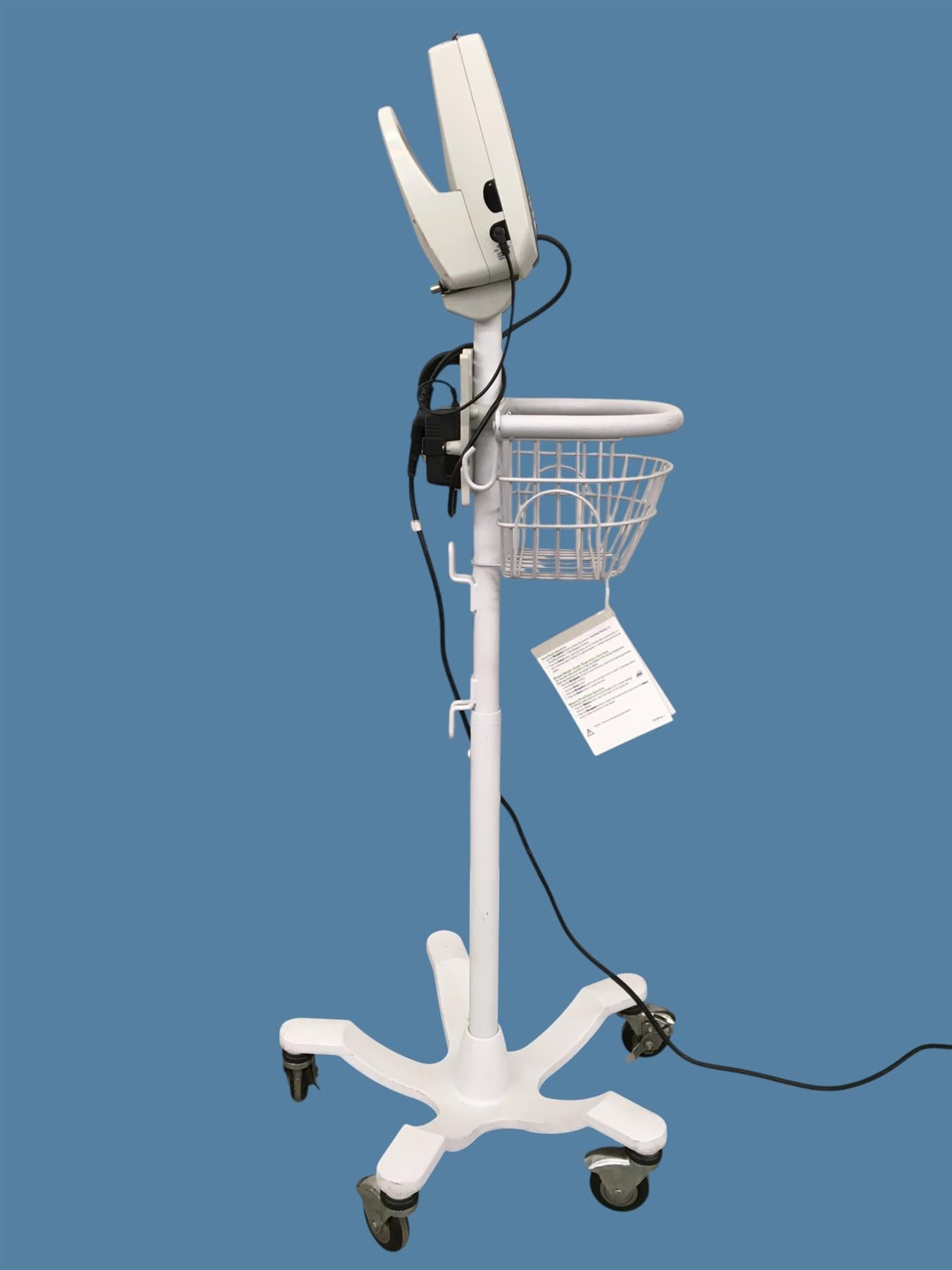 Welch Allyn Spot Vital Signs 42N0B Patient Monitor w/ Cart & Power Supply