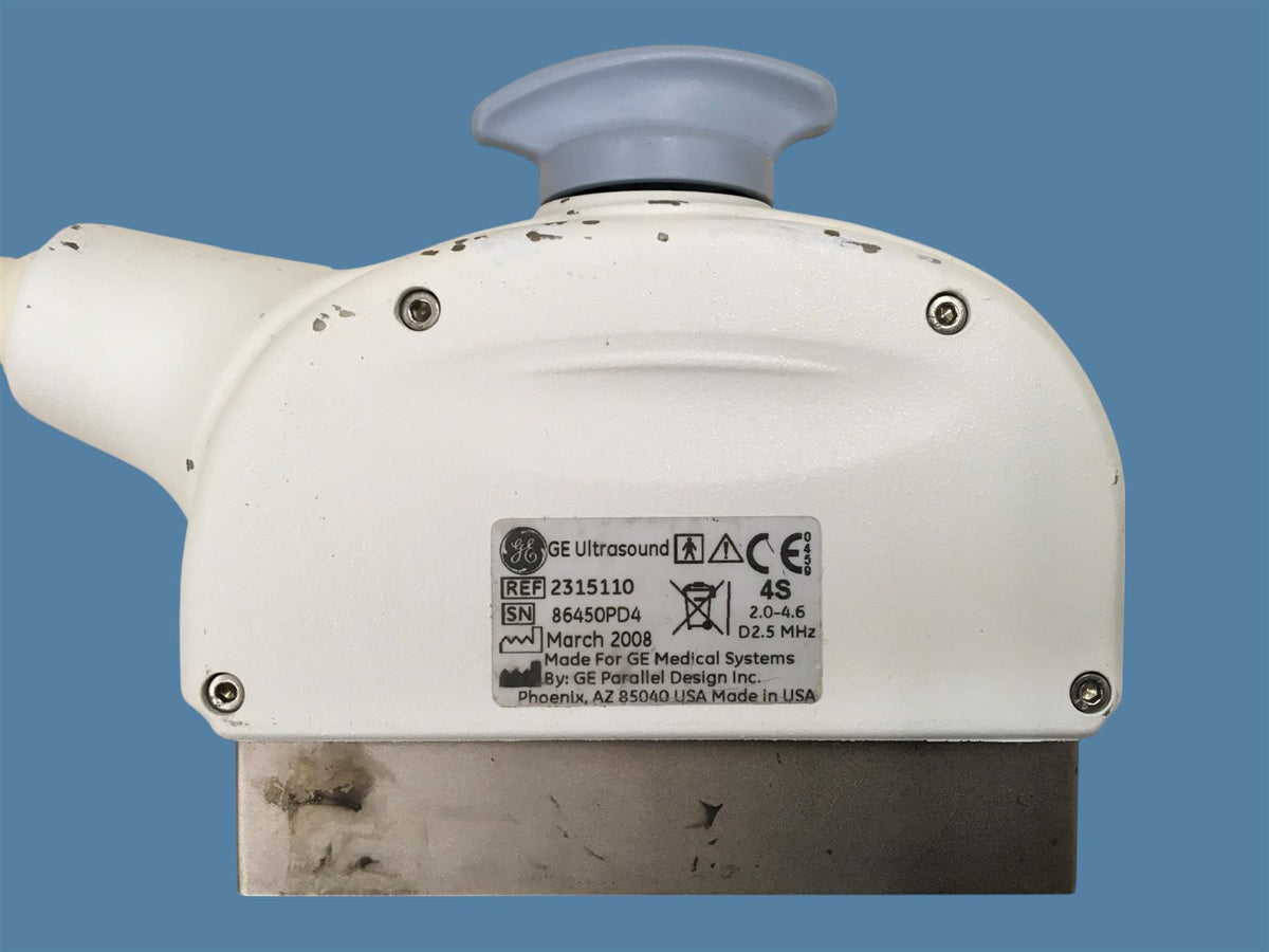 GE 4S Sector Array Ultrasound Transducer Probe (2008)