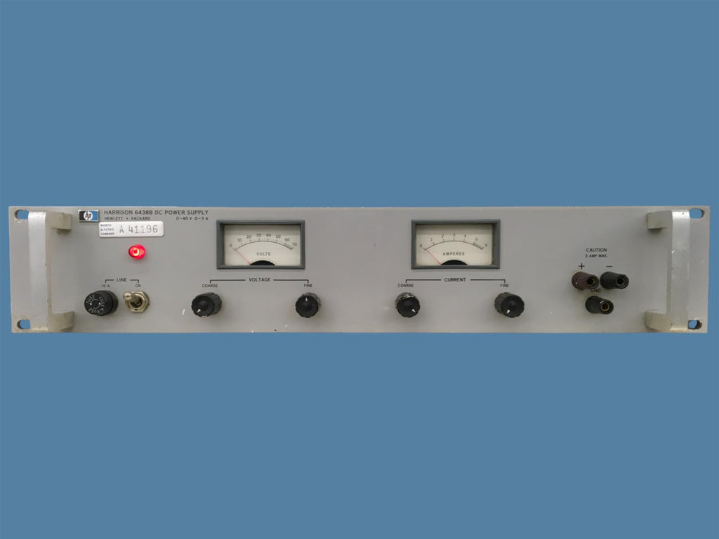 Hewlett-Packard Harrison 6438B DC Power Supply, 0-60V, 0-5A