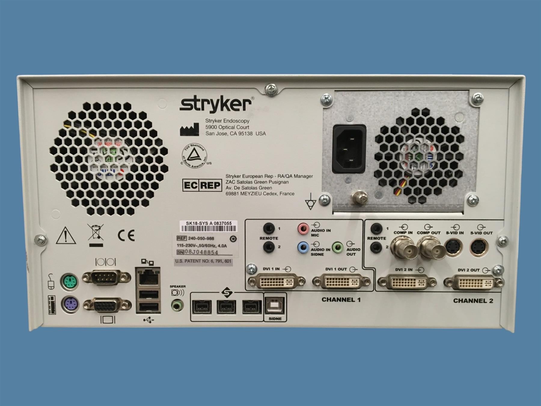 Stryker SDC Ultra HD Information Management System, REF 240-050-988
