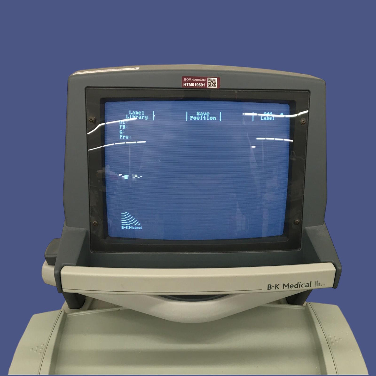 B-K Medical 2101 Falcon Ultrasound Machine w/ Printer & Recorder