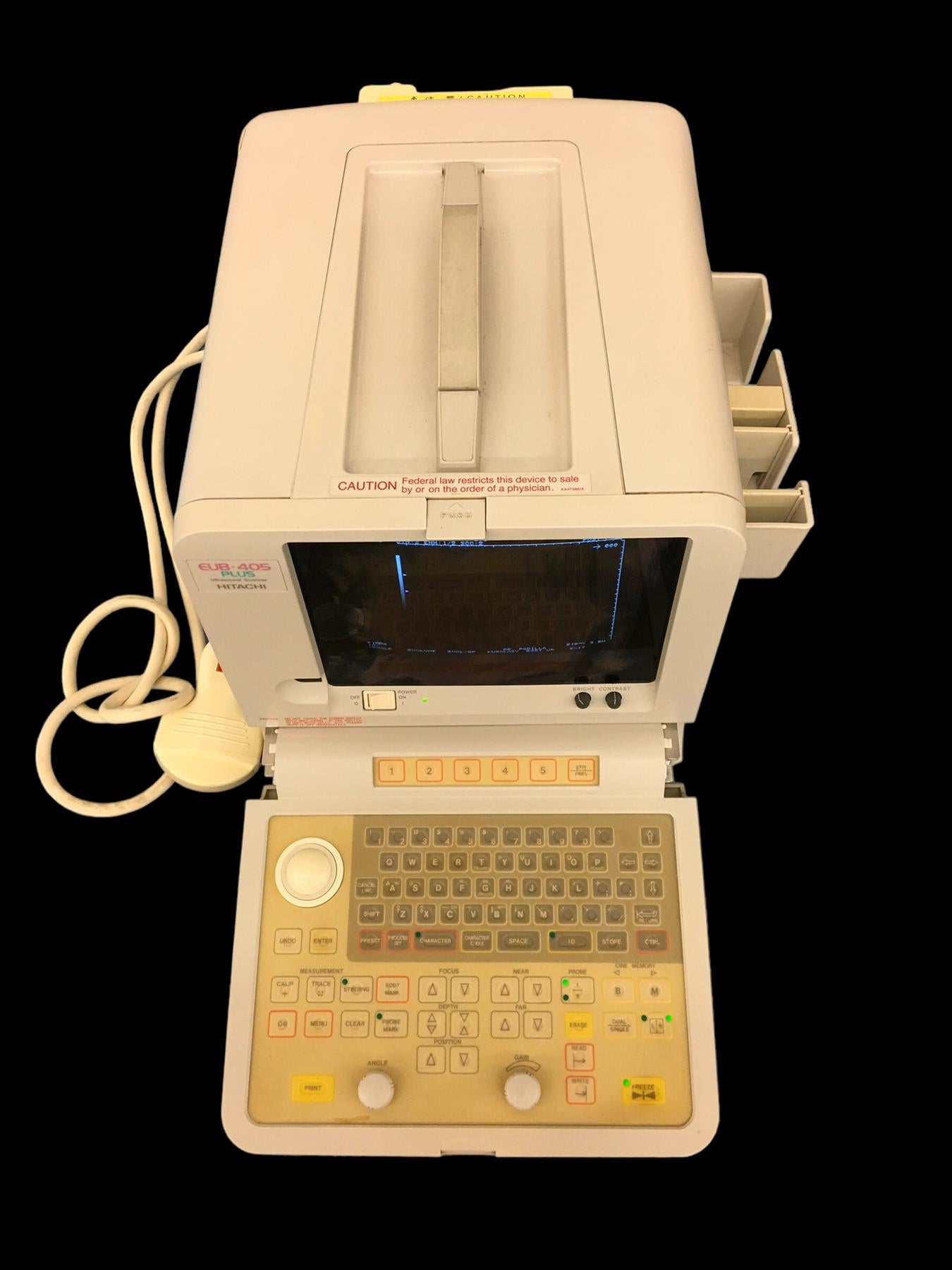 HITACHI EUB-405B PLUS ULTRASOUND DIAGNOSTIC SCANNER