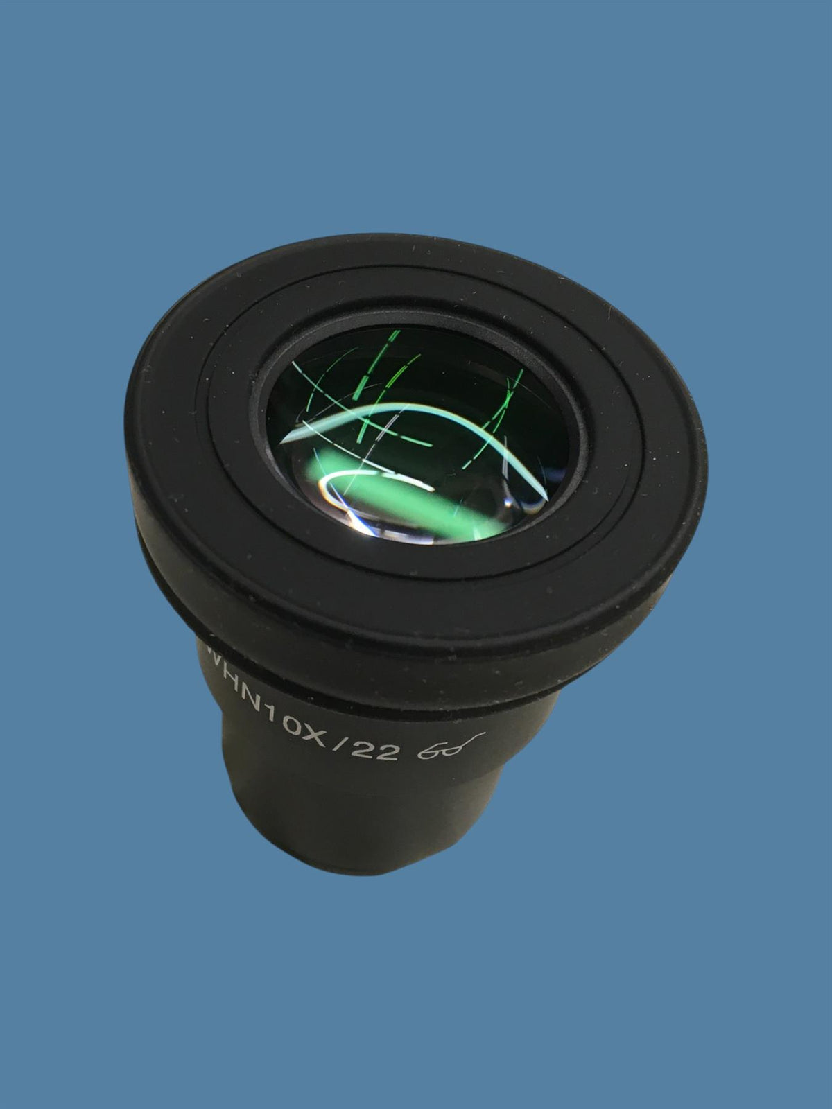 Set of 2 Olympus WHN10X/22 Microscope Eyepieces w/ Eyecups, Dust Caps