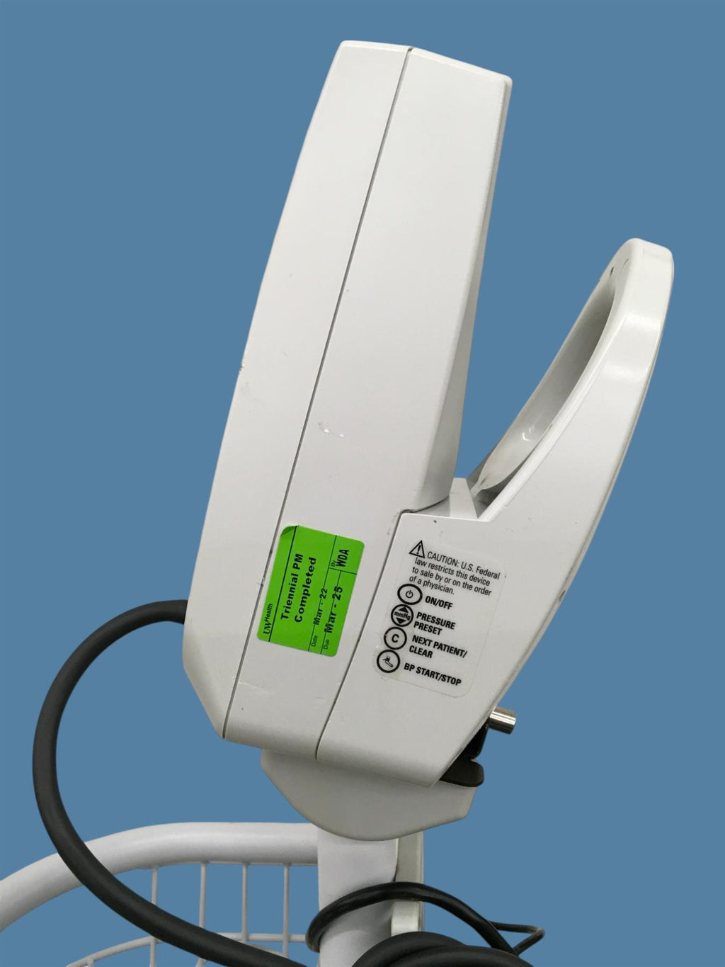 Welch Allyn Spot Vital Signs 42N0B Patient Monitor w/ Cart & Power Supply