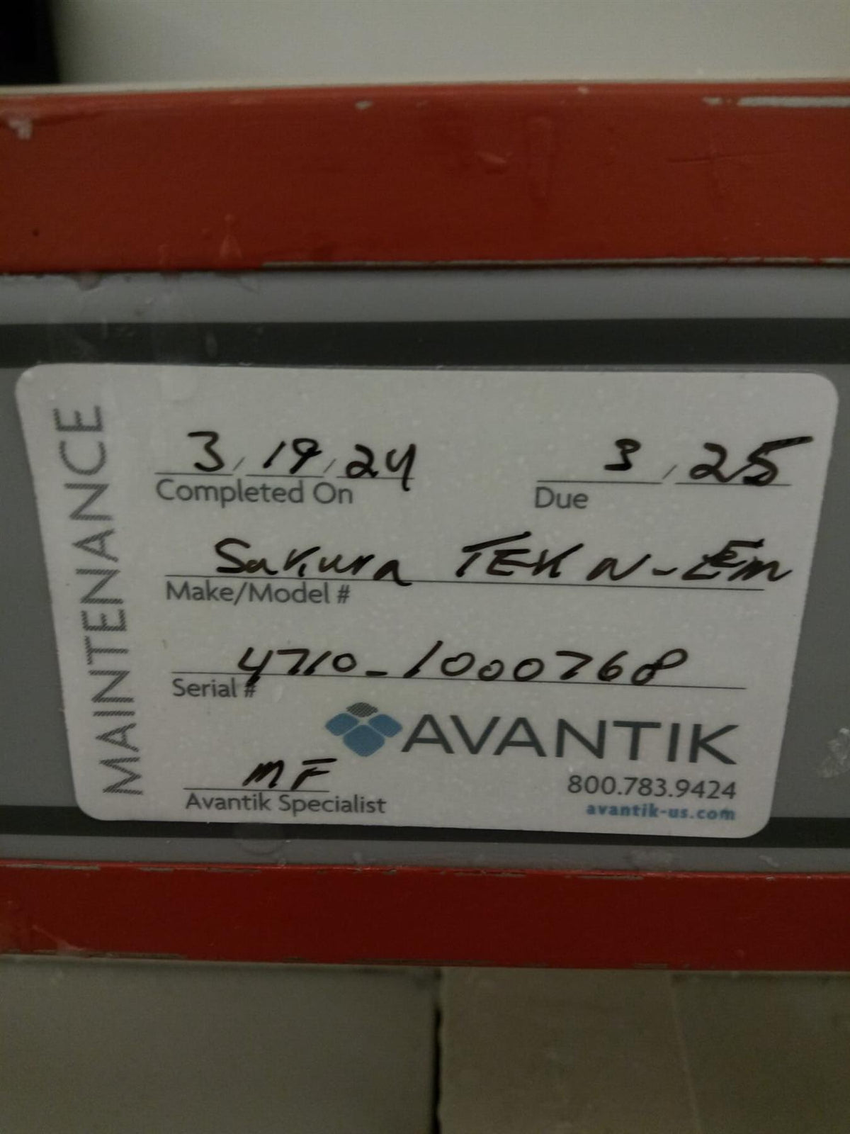 Sakura Tissue-Tek 4710 Tissue Embedding Console