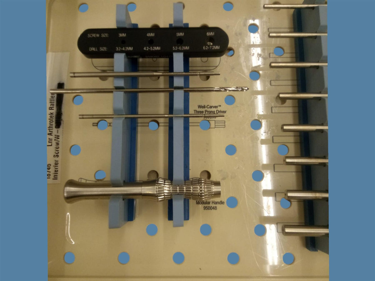 BioMet Sports Medicine Rattler Tenodesis Set w/ Sterilization Tray