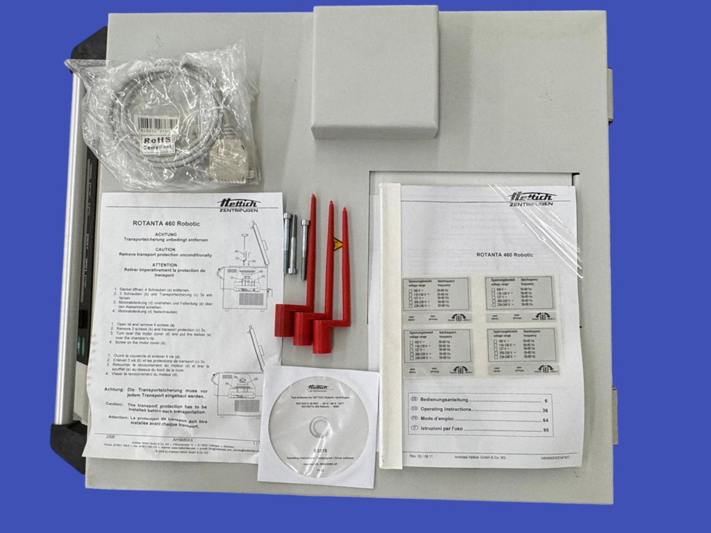 Hettich Rotana 460 Robotic automated cooled centrifuge 5680-30-D GERMANY W/ROTOR