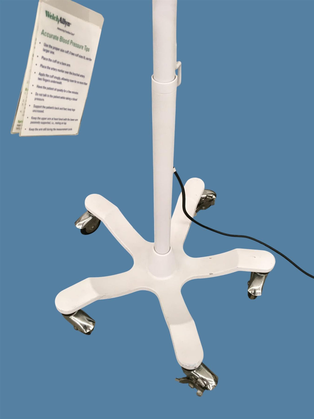 Welch Allyn Spot Vital Signs 42N0B Patient Monitor w/ Cart & Power Supply