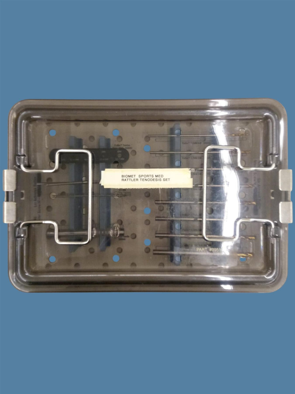 BioMet Sports Medicine Rattler Tenodesis Set w/ Sterilization Tray