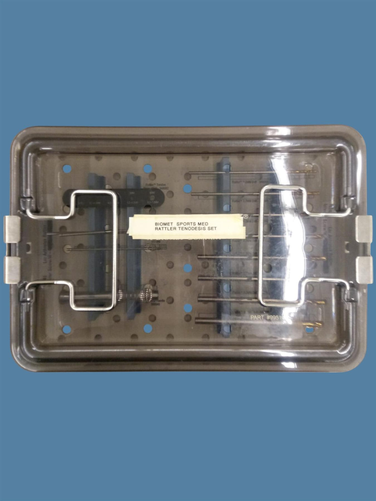 BioMet Sports Medicine Rattler Tenodesis Set w/ Sterilization Tray