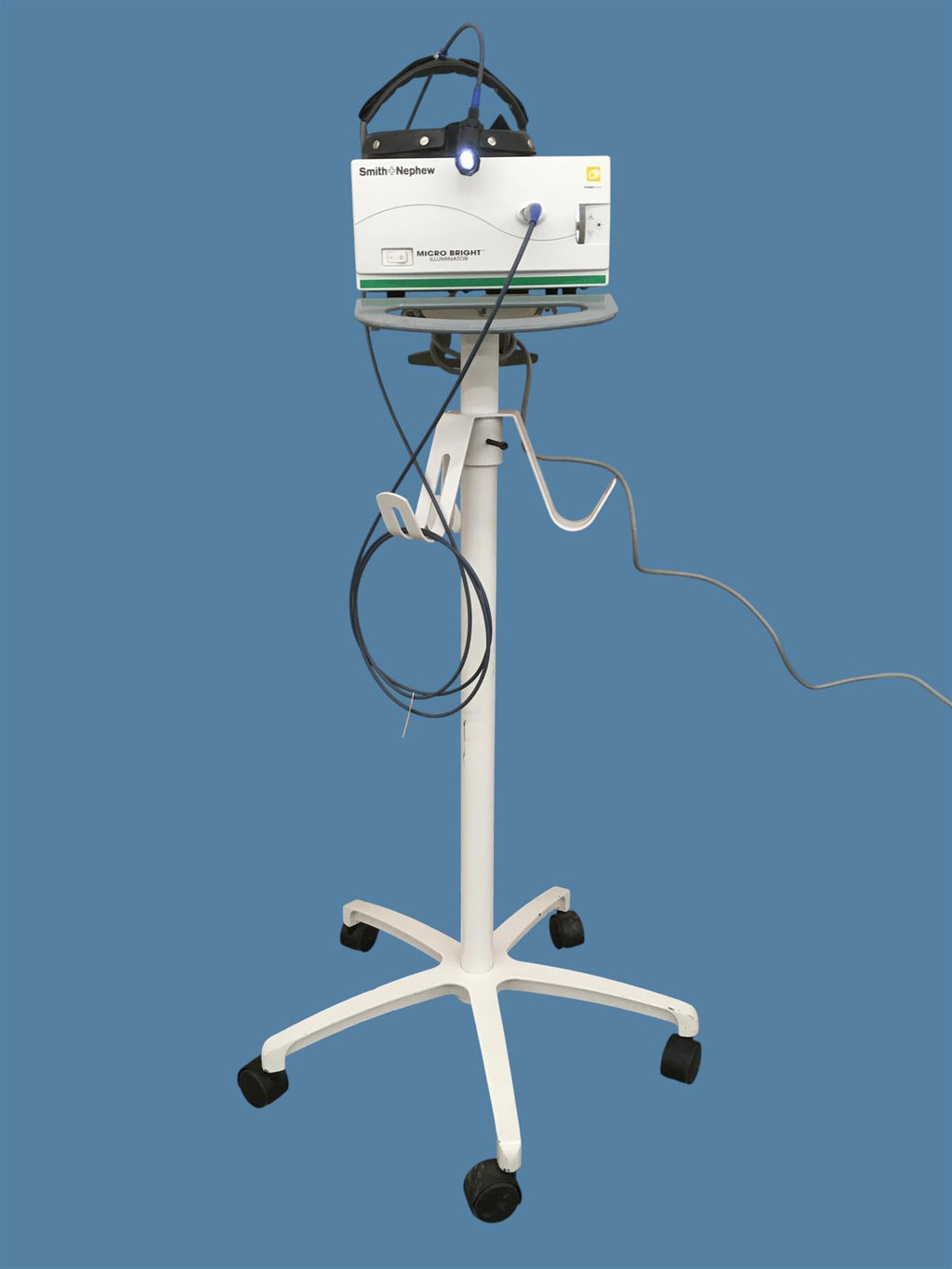Smith & Nephew 7023-2100 Micro Bright Illuminator & Surgical Headlight w/ Stand