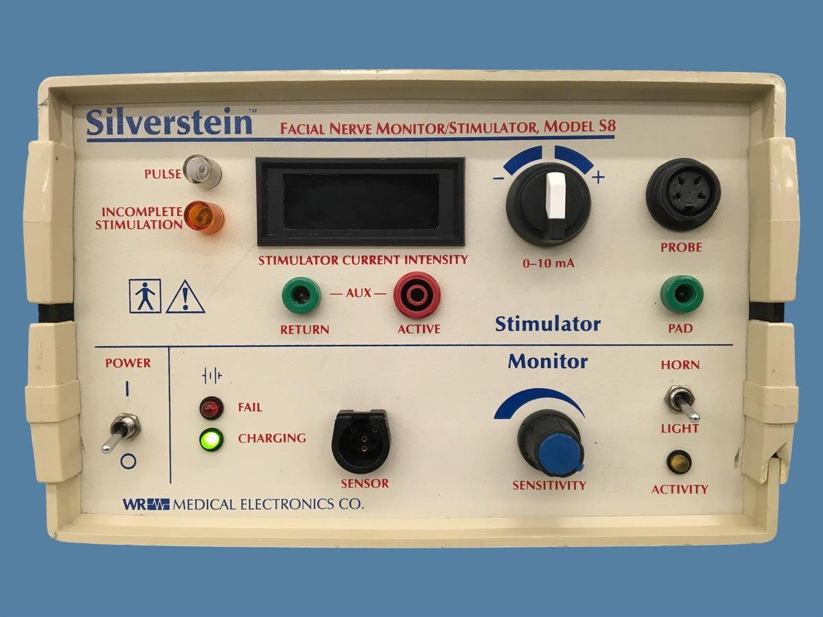 WR Medical Electronics Silverstein Facial Nerve Monitor/Stimulator Model S8 2005