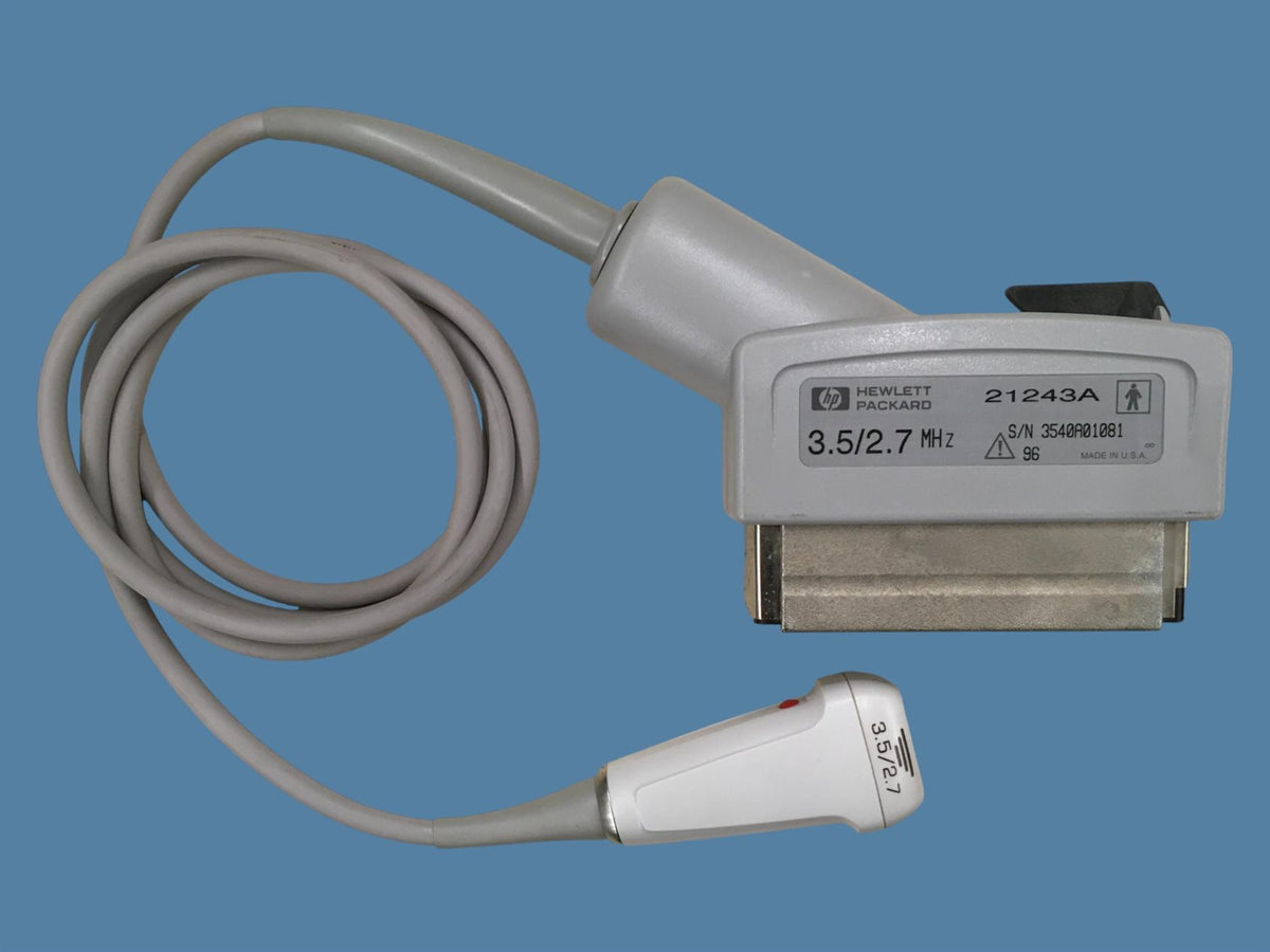Hewlett-Packard 21243A Phased Array 3.5/2.7 MHz Ultrasound Transducer/Probe