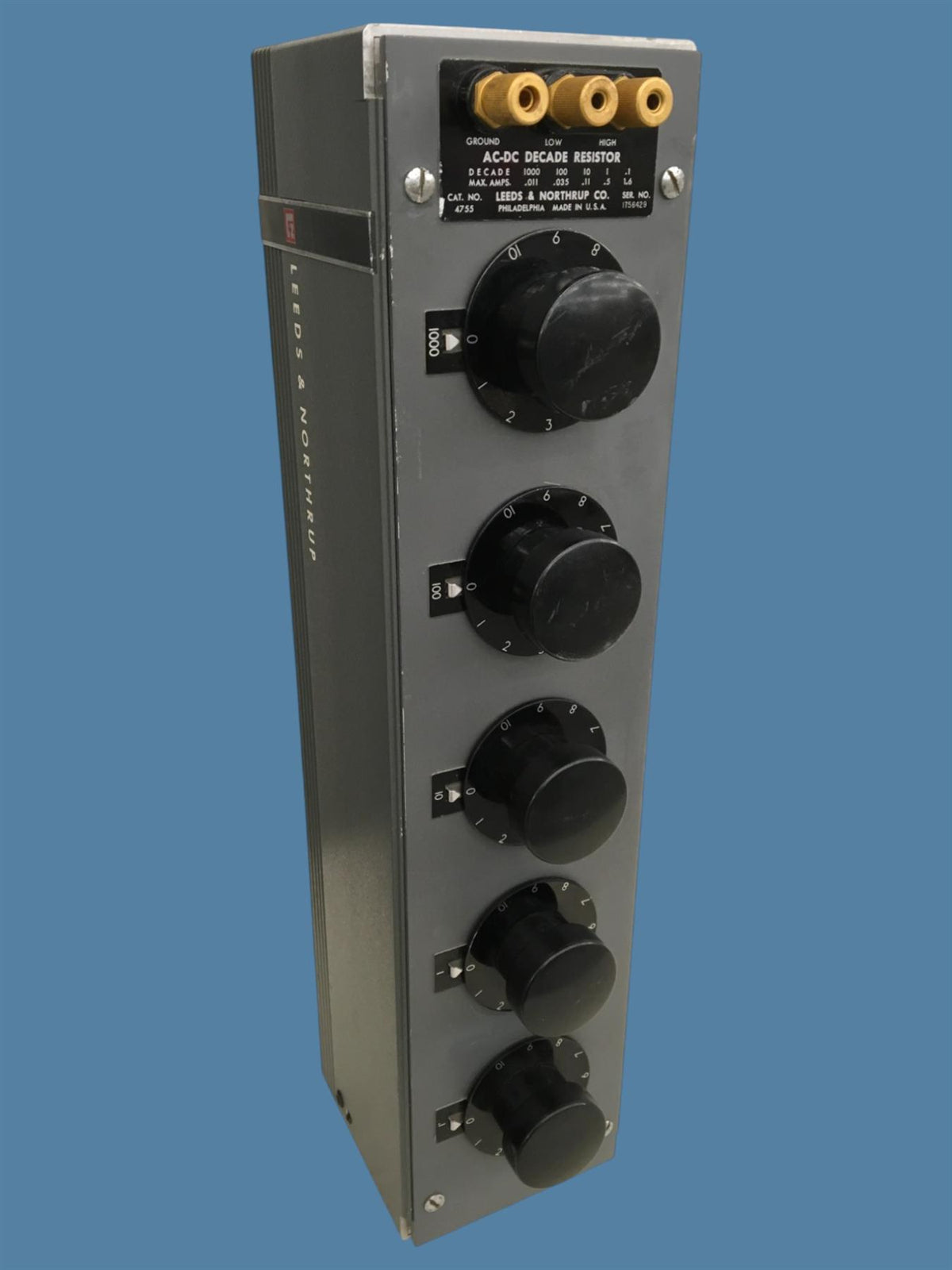 Leeds & Northrup Co. 4755 AC-DC Decade Resistor