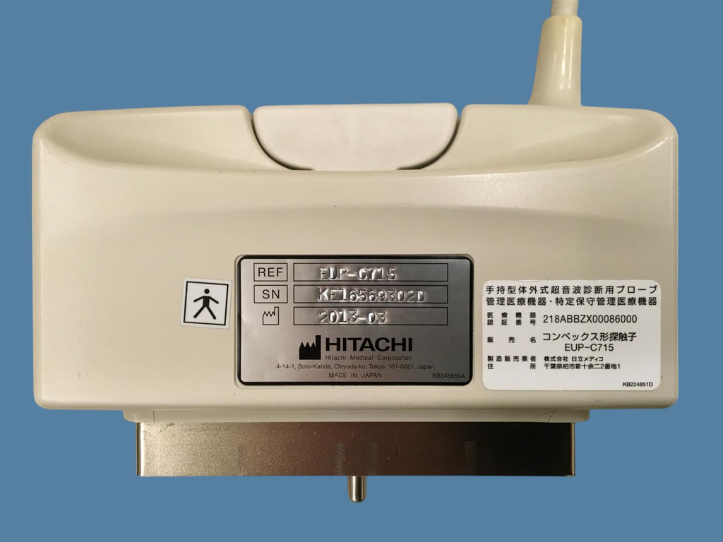 Hitachi EUP-C715 Convex Array 1/5MHz Ultrasound Transducer Probe (2013)