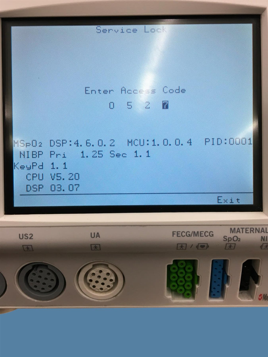Wipro GE Healthcare 259CX-C Corometrics 250cx Series Fetal Monitor