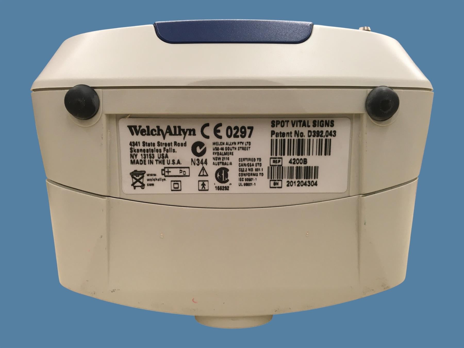 Welch Allyn Spot Vital Signs 4200B Patient Monitor (No Power Supply)
