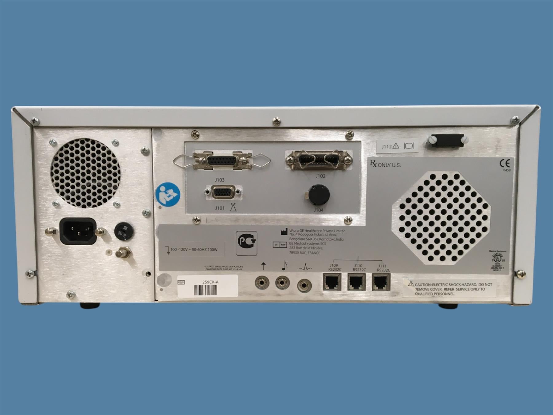 Wipro GE Healthcare 259CX-A Corometrics 250cx Series Fetal Monitor