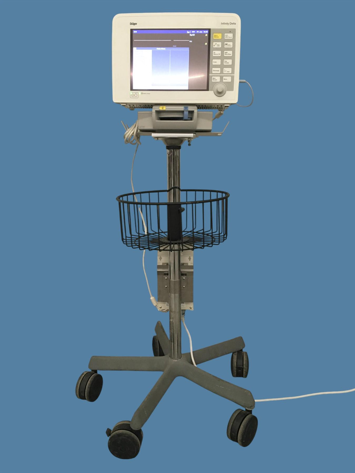 Dräger Infinity Delta MS18597-48 (2014) | Masimo SET | Stand | Dock | READ DESC