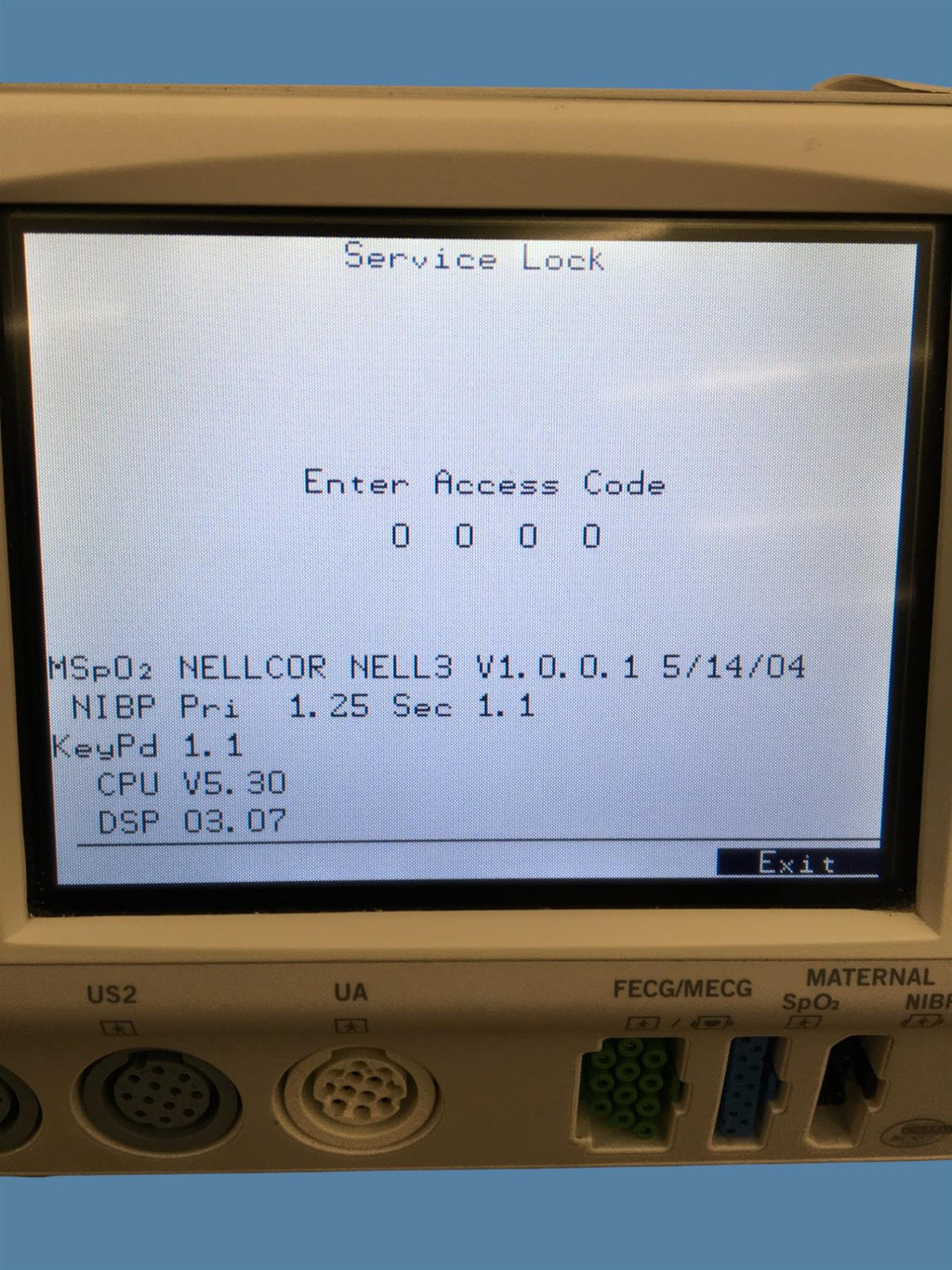 Wipro GE Healthcare 259CX-A Corometrics 250cx Series Fetal Monitor