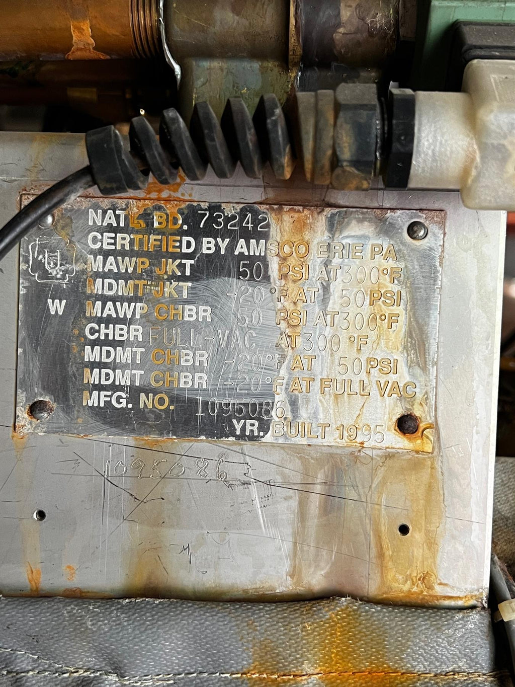 Steris / AMSCO V116 V-116 Steam Sterilizer For Parts
