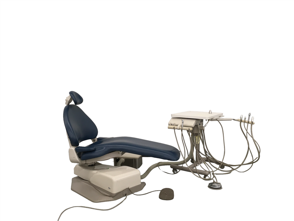Adec 1040 dental chair w/ Adec Cascade 2671 Duo Cart Delivery System